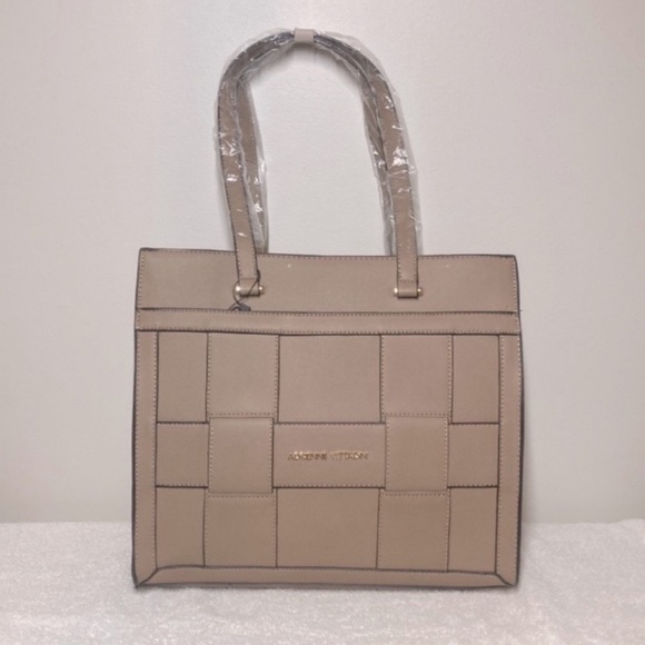 Adrienne Vittadini Handbags - Adrienne Vittadini Francesca Luxury Weave Tote